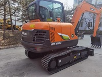 Nouvelle mini-excavatrice Develon DX60E de 6 tonnes avec pompe Rexroth DW02 – Prix direct Chine, détrôse les concessionnaires locaux – Exportation hydraulique LS