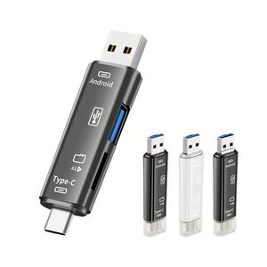 High Speed 5 in 1 Type C USB Multi <b>Memory</b> <b>Card</b> Reader OTG Cell Phone <b>Card</b> Reader for Laptop - Product Image 1