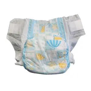 Grade B Baby Diapers Large Quantity in Stock Grade B Diapers Non Woven Fabric Babies 3D Leak Prevention Channel Plain Woven