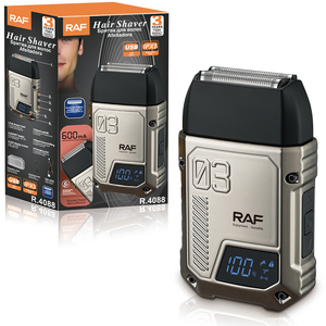 เครื่องโกนหนวดไร้สาย RAF New IPX5 รุ่น Afeitadora ระดับมืออาชีพ ชาร์จผ่าน USB Type C พร้อมแบตเตอรี่ลิเธียม ใช้งานอัจฉริยะ 5w ดีไซน์วินเทจ - Product Image 1