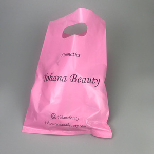 Blue black custom biodegradable plastic shopping bag eco friendly reusable big plastic bag with logo