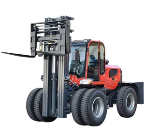 Buy 6 Ton Outdoor Rough Terrain Forklift with 6 Meter Lift Heavy Construction <b>Material</b> <b>Handling</b> Equipment - Product Image 4
