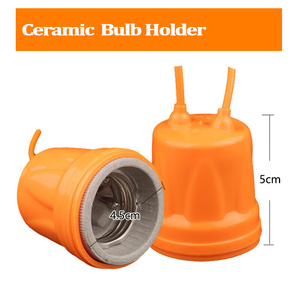 Su geçirmez ve ısıya dayanıklı lamba tutucu ile domuz tavuk çiftliği için seramik ısı lambası ampul tutucu - Product Image 5