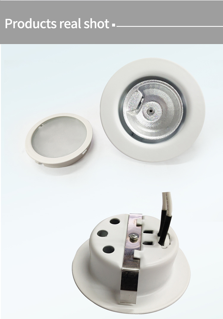 G4 Brushed Chrome Cabinet Lights AC100-240V For Wall Cabinet