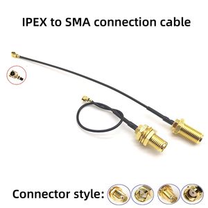 Ensemble de câbles d'antenne externe RF - /MHF4 vers prise femelle SMA (filetage externe) pour routeur WiFi/appareils GSM - Product Image 2