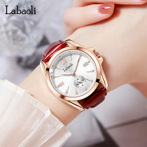 นาฬิกาควอตซ์หน้าปัดกลมสไตล์วินเทจสุดหรูสำหรับผู้หญิง - Product Image 3