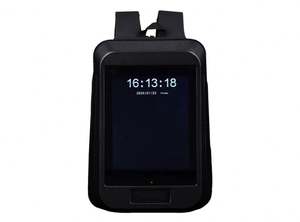 Sleek and Futuristic LCD Backpack with Integrated Screen Built-in Sound Ample <b>Storage</b> Water Resistant Zipper Closure - Product Image 6