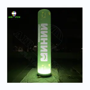 Led chiếu sáng Cột bóng quảng cáo ống bơm hơi ngoài trời trụ cột sự kiện Inflatable cột