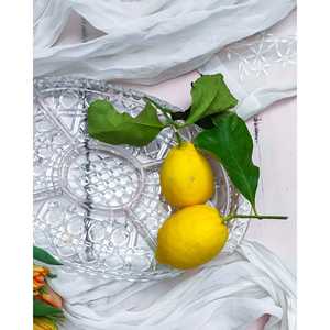 Plato para Aperitivos Daniele F. Crystal Cut, Elegantes Bandejas para Servir en Ocasiones Especiales - Product Image 1