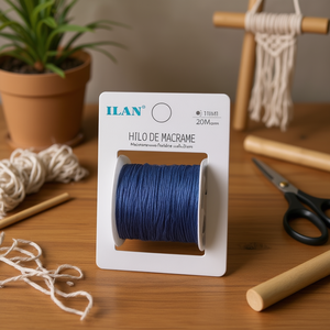 Filo per Macramè ILAN 1mm 20M Blu per Artigianato e Progetti Fai-da-Te - Product Image 3