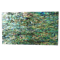 Feuille de coquille de paua mexicaine, papier de coquille d'ormeau naturel pour le nail art