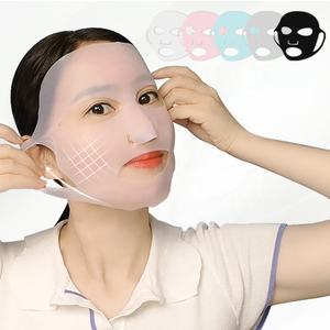 Masque en feuille d'hydrogel de glycérine en silicone de marque privée Anti-âge Nourrissant Soin du visage pour tous les types de peau Service OEM disponible - Product Image 1