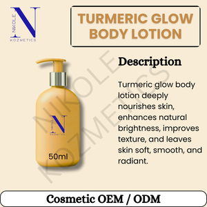 Lotion corporelle éclat au curcuma : Formule hydratante éclaircissante enrichie en extraits naturels de curcuma pour une peau radieuse et lisse - Product Image 6