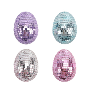 Set Decorativo di Uova a Specchio Mini Disco per Pasqua, Decorazioni per Albero e Cesto, Collezione Festiva, Fornitore all'Ingrosso - Product Image 4