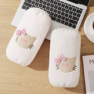 Cute Cat Ear Sleeve With Bow For Women Office Use Anti Stain Protection Autumn Winter Warm Long Sleeve - Product Image 1