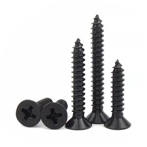 Tornillos de Madera de Cabeza Plana Phillips de Acero Inoxidable 304 Negros M1.7 M2 M2.3 M2.5 M2.6 M2.8 M3 M4 M5 - Product Image 2