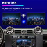 Radio para Auto de 6.86 Pulgadas, Reproductor MP5 para Fiat Panda, Reproductor de DVD Inalámbrico para Tablero de Auto con Pantalla Táctil, Radio para Auto con Navegación Linux