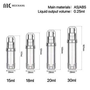 Flacon pulvérisateur sans air en forme de <span class=keywords><strong>pilule</strong></span> de 15 ml, 18 ml, 20 ml, 30 ml, emballage sous vide pour sérum, pour produits médicaux, soins de la peau et cosmétiques - Product Image 3