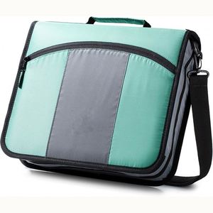 Free Sample BSCI Waterproof <b>3</b>-<b>Ring</b> Zipper <b>Binder</b> with Handle Includes Multiple Pockets, 600 Sheets Capacity for Business - Product Image 2