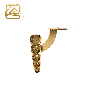Golden Gourd Shape Furniture Leg Brass Table leg Modern Design Home Office Use Easy Installation 15cm Metal <b>Sofa</b> Legs - Product Image 2