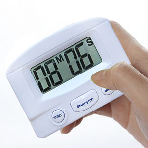 WDD579 Timer da cucina rettangolari in ABS Display digitale LCD cottura cottura minuti secondi Timer Timer conto alla rovescia Fitness fisico