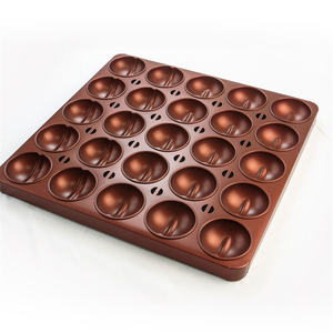 Factory Direct Bakeware 25 Cavities Peach-shaped Bread Baking Pan Aluminum Steel Baking Tray for <strong>Cake</strong> <strong>Maker</strong> - Product Image 1