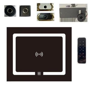 Table de chevet avec chargeur sans fil, haut-parleur Bluetooth, commande tactile, lumière, armoire flottante, accessoires de meubles intelligents SA-BLMB-V1 - Product Image 6