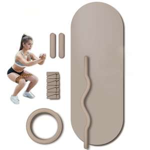 Venta al por mayor Yoga Pilates accesorios silicona mancuerna Power Ring Yoga Mat Home Gym Fitness Set Pilates Kit esencial para mujeres - Product Image 1