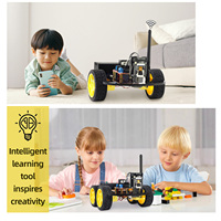 Kit de Coche Inteligente 4WD con Cámara ESP32-CAM de Keyestudio, con Función de Reconocimiento, Coche Robot Programable para Cámara ESP32