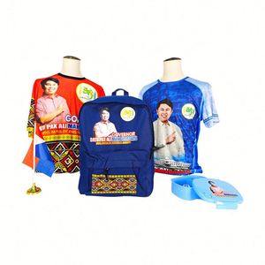 Design Custom Men's T-<b>Shirts</b> 100% Cotton Green Yellow Red Mixture Character for Wholesale Promotional Election Campaign - Product Image 3