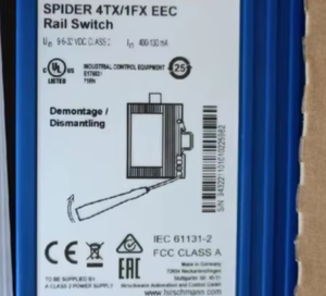Mann SPIDER 4TX/1FX-SM EEC (943 880-001) Commutateur Ethernet industriel non géré sur rail DIN, 4 ports 10/100BASE-TX RJ45 + 1 port 100BASE-FX - Product Image 6
