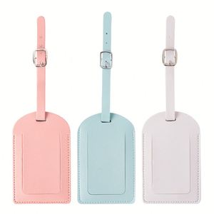 Corporate Business <b>Gift</b> Custom Wholesale Favors Travel Placecard Flip Flop <b>Cheap</b> Faux Leather Airline Luggage Tag - Product Image 1