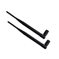 Antenne Omnidirectionnelle 868 MHz 5 dBi pour Routeur, Type Rubber Duck LoRa/Lorawan, Connecteur Mâle, Conception Pliée 210 mm, VSWR 1.5, Puissance 50W