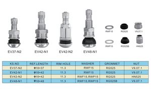 EV42 525 MS525 фантастическое качество, прочные длинные гайки, стержни клапанов для автомобильных легких грузовиков, медные зажимные клапаны для бескамерных шин - Product Image 6