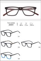 Monturas de Gafas de Acetato de Alta Calidad al por Mayor, Monturas de Gafas para Miopía en Múltiples Colores y Formas