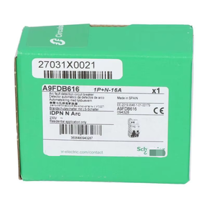 Eléctrico A9FDB616 Disyuntor de detección de fallas de arco Nuevo NFP Sellado - Product Image 1