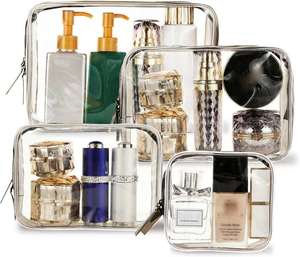 Sacs de voyage multifonctionnels transparents à fermeture éclair multi-tailles pour emballer les cosmétiques, à prix abordable - Product Image 2