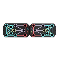 Planche de musculation multifonctionnelle pour pompes, abdominaux et pectoraux, pliable, pour hommes et femmes, usage domestique