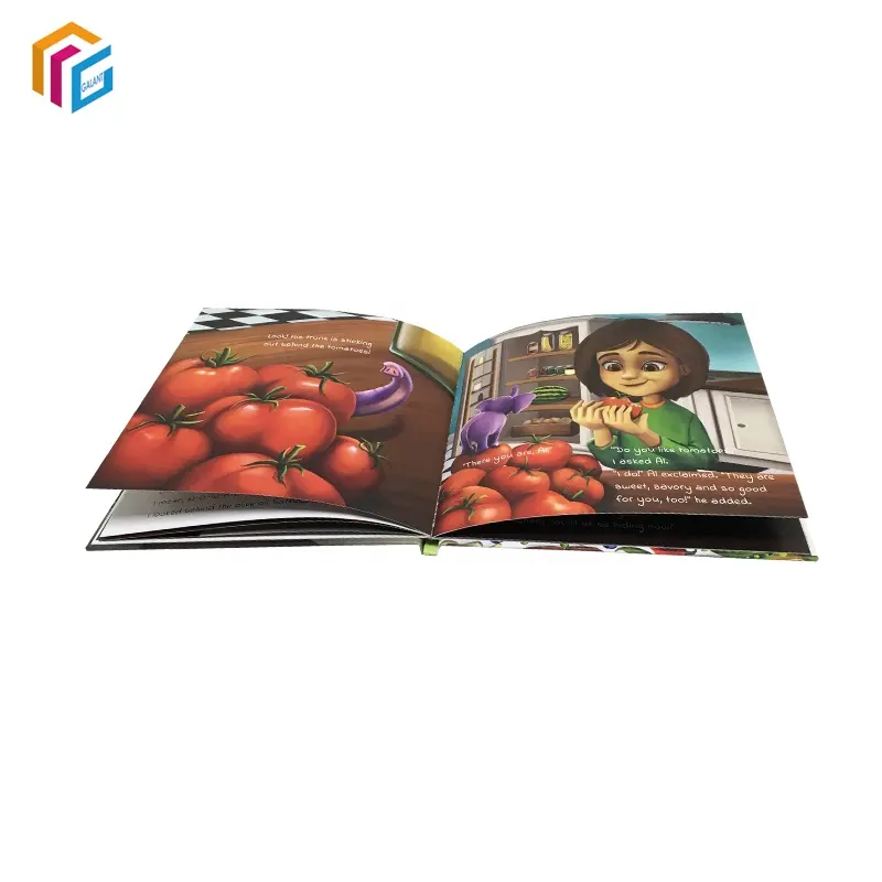 Fabriek Groothandel Afdrukken Tijdschrift Boekje Full Color Gecoat Papier Hardcover Kinderen Kleurboek