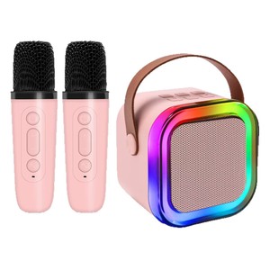 Ensemble de microphone et haut-parleur Chengru K12 sans fil, karaoké portable pour la maison, le camping en plein air, tout-en-un avec amélioration vocale - Product Image 5