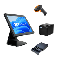 Terminal Punto de Venta con Pantalla Táctil de 15 Pulgadas, Sistema WIN/Android, Caja Registradora, Venta Directa de Fábrica