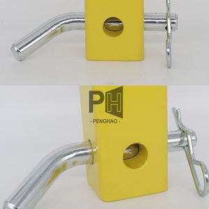 Goupille d'attelage de remorque Steedl 5/8 pouces zingué Druable avec clip, attelage de sécurité coudé goupilles d'attelage rapide OEM creuses - Product Image 5