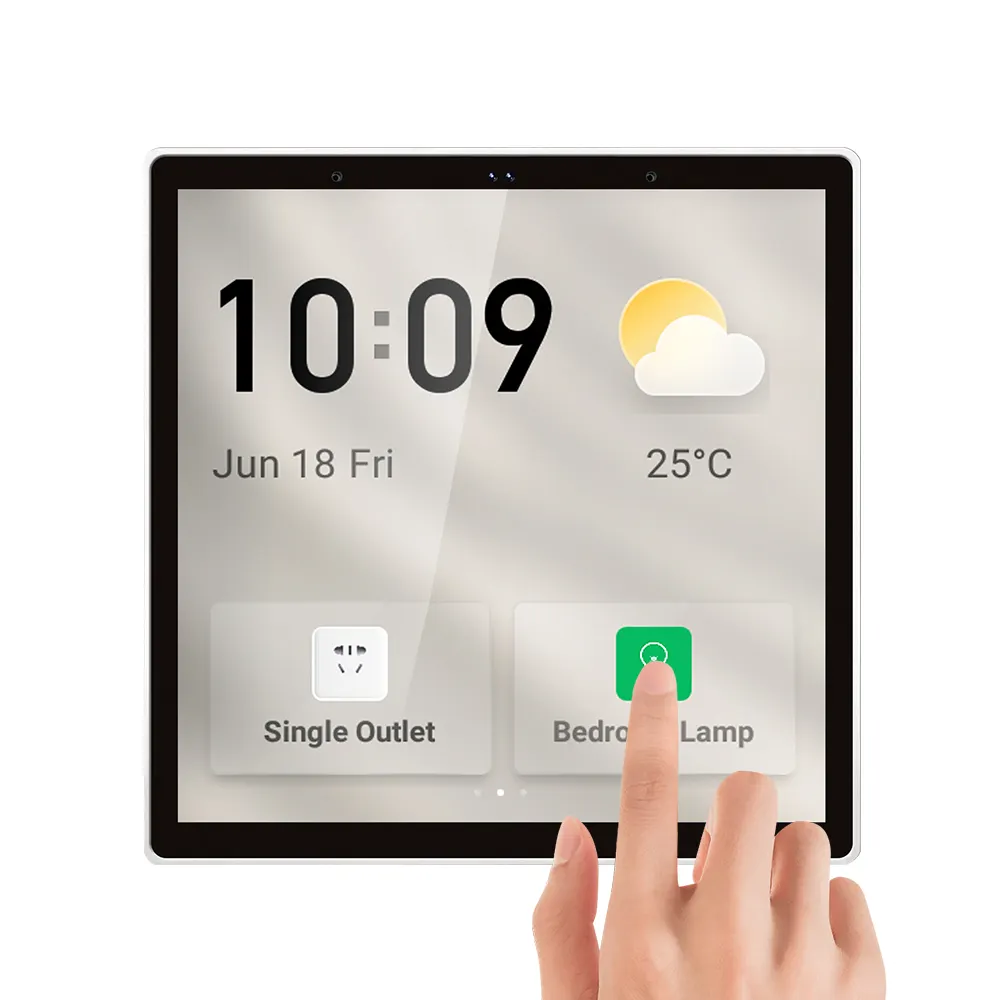Nhà thông minh tự động hóa 4 ''eu thông minh Bảng điều khiển với tuya Wifi ZigBee HUB cho nhà thông minh hệ thống an ninh video chuông cửa
