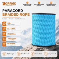 Cordon de survie réfléchissant 4 mm en paracorde 550 à 7 brins, corde en nylon haute visibilité, ligne de maintien pour tente, bracelet de camping