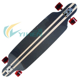Profesional <span class=keywords><strong>Drop</strong></span>-Through Bamboo & Canadian Long Board Alta calidad Maple Cruiser Wood <span class=keywords><strong>Skate</strong></span> Board - Product Image 2
