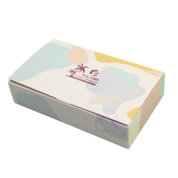 Boîtes alimentaires d'emballage de chocolat Macaron de dattes à emporter de cadeau jetables en papier