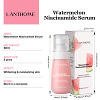 Sérum éclaircissant pour la peau LANTHOME, correction des taches brunes, hydratant, réparateur, à la pastèque et à la niacinamide, pour le visage