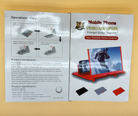 2026 10 Inch Foldable Movie Video Lazy Desktop Mounts Supports All Smartphones Ph10 3d Hd Cell Mobile Phone Screen Magnifier