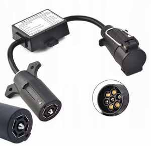 Nouveau coupleur de contrôleur plastique à <span class=keywords><strong>7</strong></span> broches USA vers EUR pour pièces de <span class=keywords><strong>remorque</strong></span> avec connexion sécurisée pour camion <span class=keywords><strong>remorque</strong></span> - Product Image 1