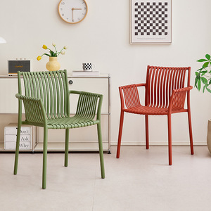 Garden <b>Chair</b> <b>Plastic</b> Outdoor Armchair Simple Backrest <b>Dining</b> <b>Chair</b> Balcony Patio Use - Product Image 2
